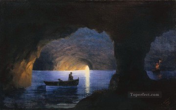 イワン・コンスタンティノヴィチ・アイヴァゾフスキー Painting - 紺碧の洞窟 ナポリ ロマンチックな イワン・アイヴァゾフスキー ロシア